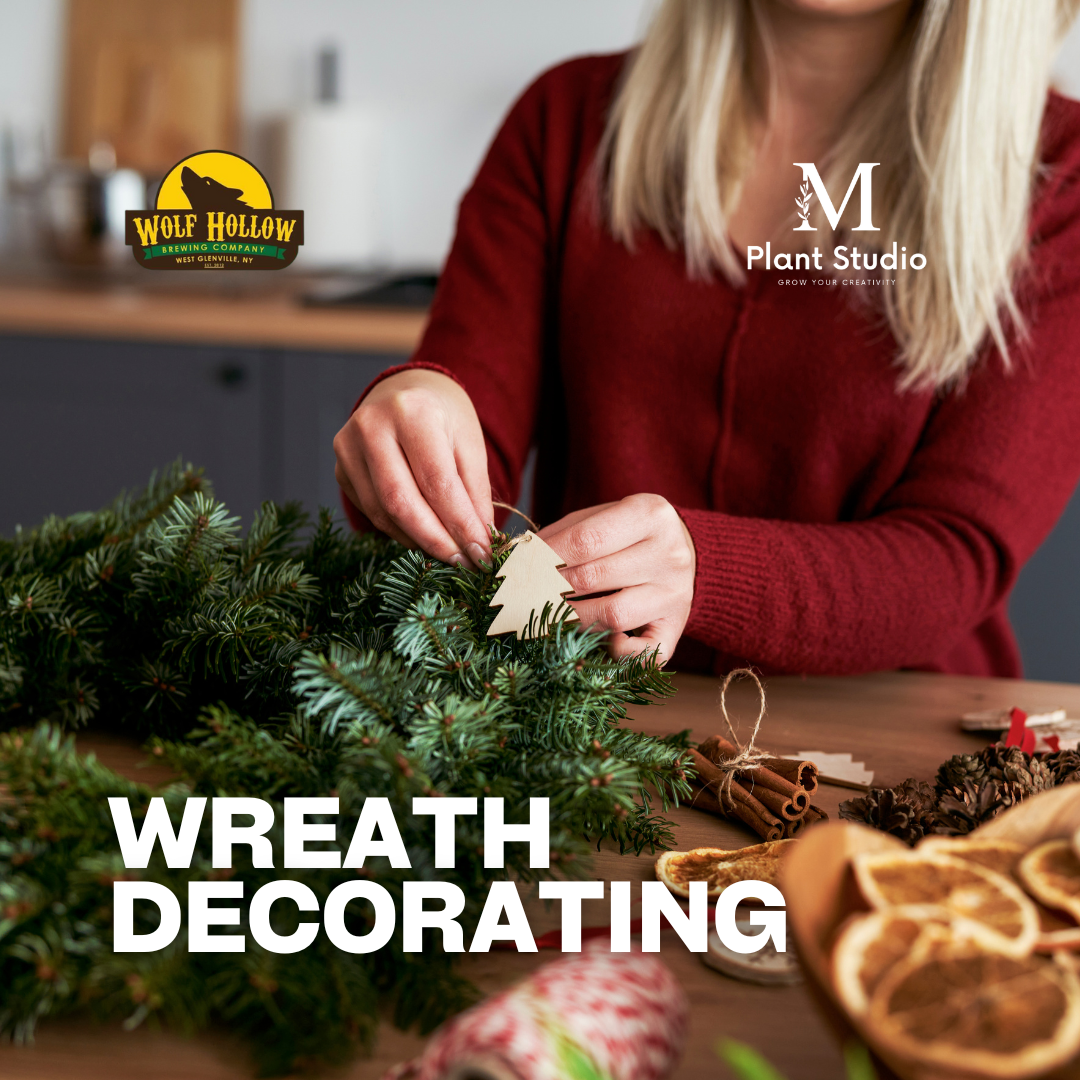 Wreath Decorating - Wolf Hollow Brewing Co. 2nd Date